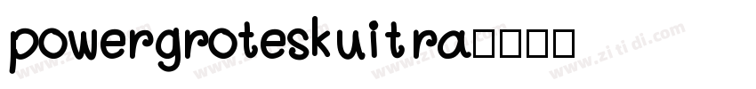 powergrotesk ui t ra字体转换